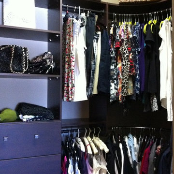 Closet on a Dime - small walk-in