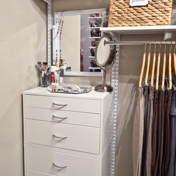 Closet Organization with Drawers | Organized Living freedomRail