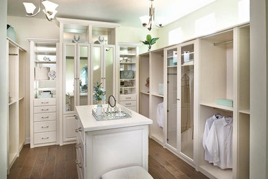 Inspiration for a transitional closet remodel in Jacksonville