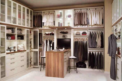 Trendy closet photo in New York