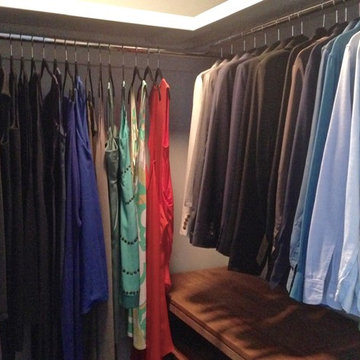 Clothes and Shoe Closet Organization