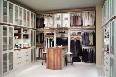 Inspiration for a modern closet remodel in DC Metro
