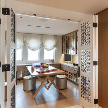 Craft Room in Closet