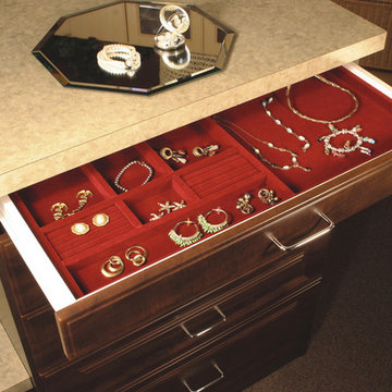 Custom closet jewelry stand