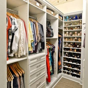 Custom Closet Organization | Organized Living Classica in Bisque