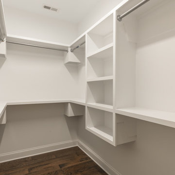 Custom closet organizers are included at Northshore Heights