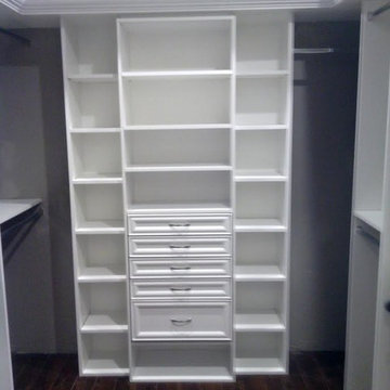 Custom Closet Shelves and Cabinetry