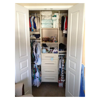 Custom Closet Shelving - Traditional - Closet - Edmonton - by Top Shelf  Closets and Glass