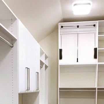 Custom Closet with Vaulted Ceiling