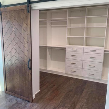 Custom Closets with Barn Doors