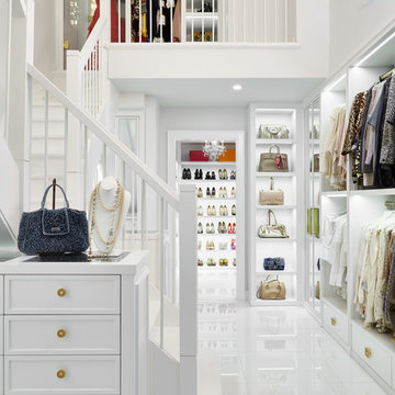 Custom designed closet