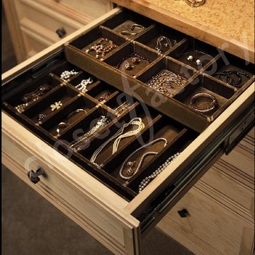 Custom Double deck jewelry drawer