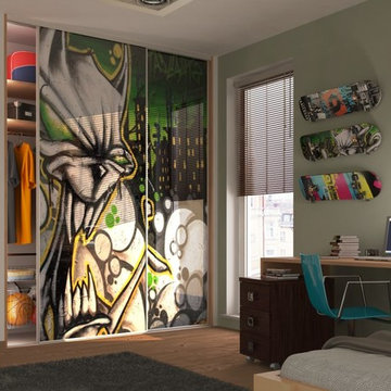 Custom Graphic Sliding Doors - "Decorativo"