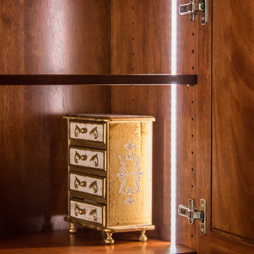 Custom Mahogany Dressing Room