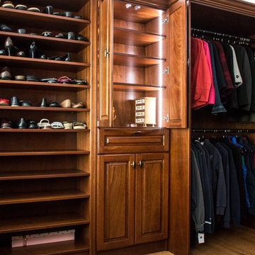 Custom Mahogany Dressing Room