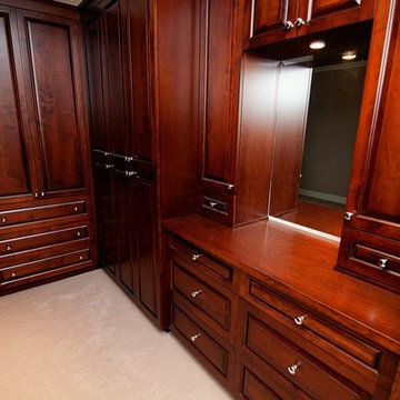 Dark Wood Cabinets