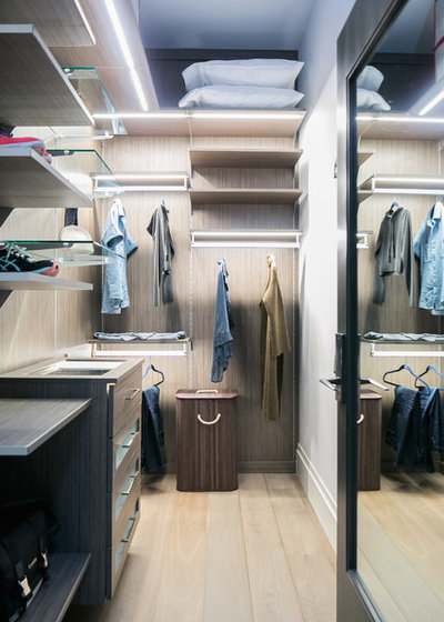 Contemporary Wardrobe by Earthwood Custom Remodeling, Inc.