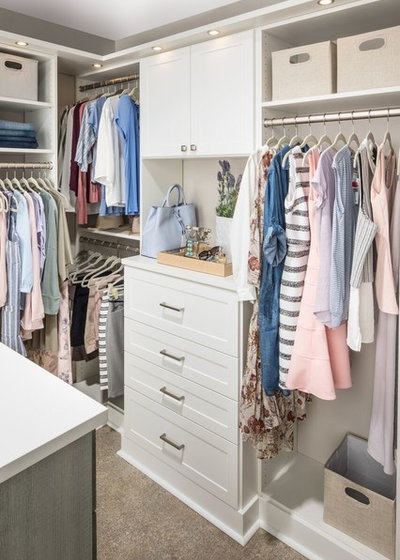 Contemporary Wardrobe by Inspired Closets by Organized Spaces