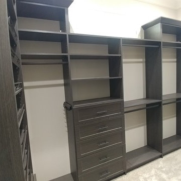 Distinguished Textured Gray Closet