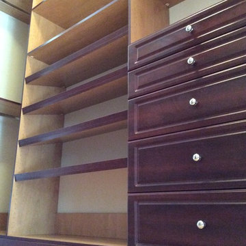 Double Master Closets for a World Traveler