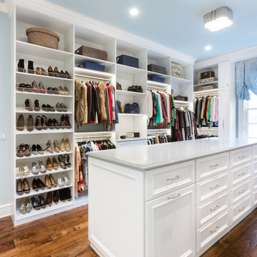 Dove White Master Closet