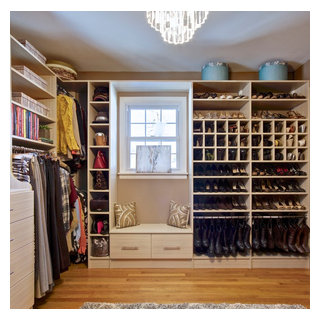 Dressing Room - Walk In Closet in Spring Blossom with Window Seat ...