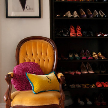 Eclectic Dressing Room / Office /Master Closet