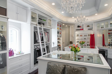 Inspiration for a transitional closet remodel in St Louis