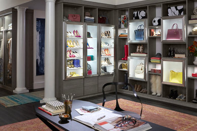 Inspiration for a modern closet remodel in San Francisco