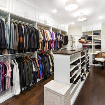 Glamorous Double Master Closet Retreat