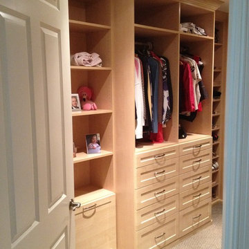 Great Use of Space Odd Shaped Closet