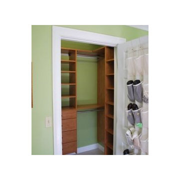 Green Paint to Accent a Closet