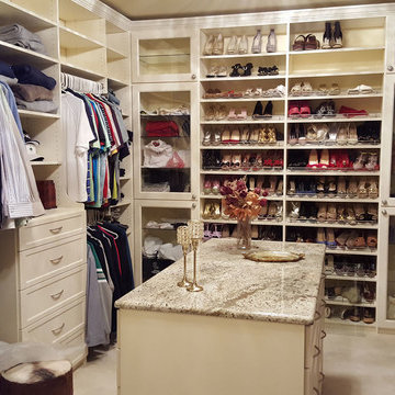 His And Her Custom Closet in Naperville, IL