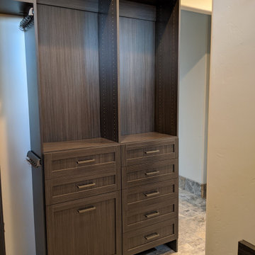 His and Her Walk-In Closets