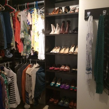 His & Her Wall Mounted Walk-In