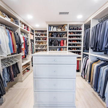 His and Hers Custom Walk-In Closet