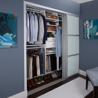 His & Hers Reach-in Closet