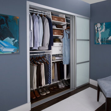 His & Hers Reach-in Closet