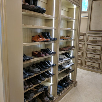 his closet