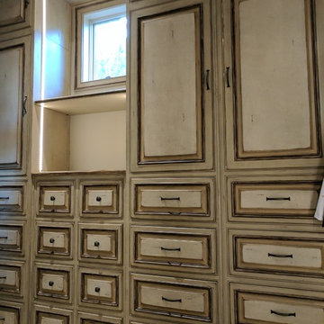 his closet