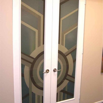 Interior Glass Doors with Obscure Frosted Glass Sun Odyssey 3D in Color