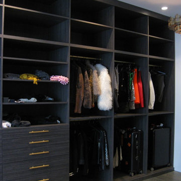 Large Contemporary Master Closet