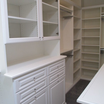 Large Walk in closet with all the details