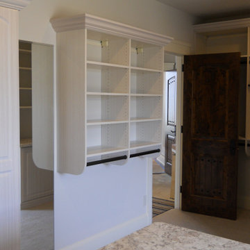Large Walk In Closet with Island