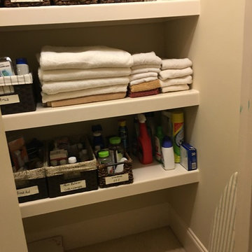 Linen Closet Organization