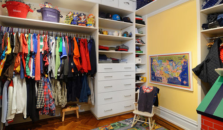 Cómo organizar el armario del cuarto de los niños