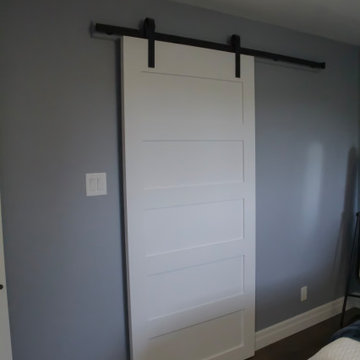 Master Bedroom Closet - Barn Door