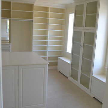 Master Closet, floor-to-ceiling units