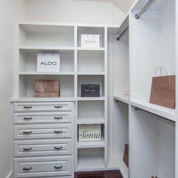 Master closet/ hers- 2014 Parade Home in Willie Nelson's Tierra Vista