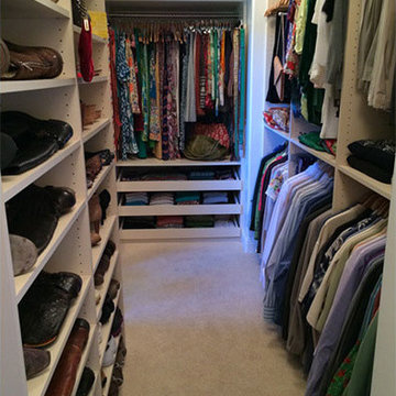 Master Closet in Los Gatos - Residential